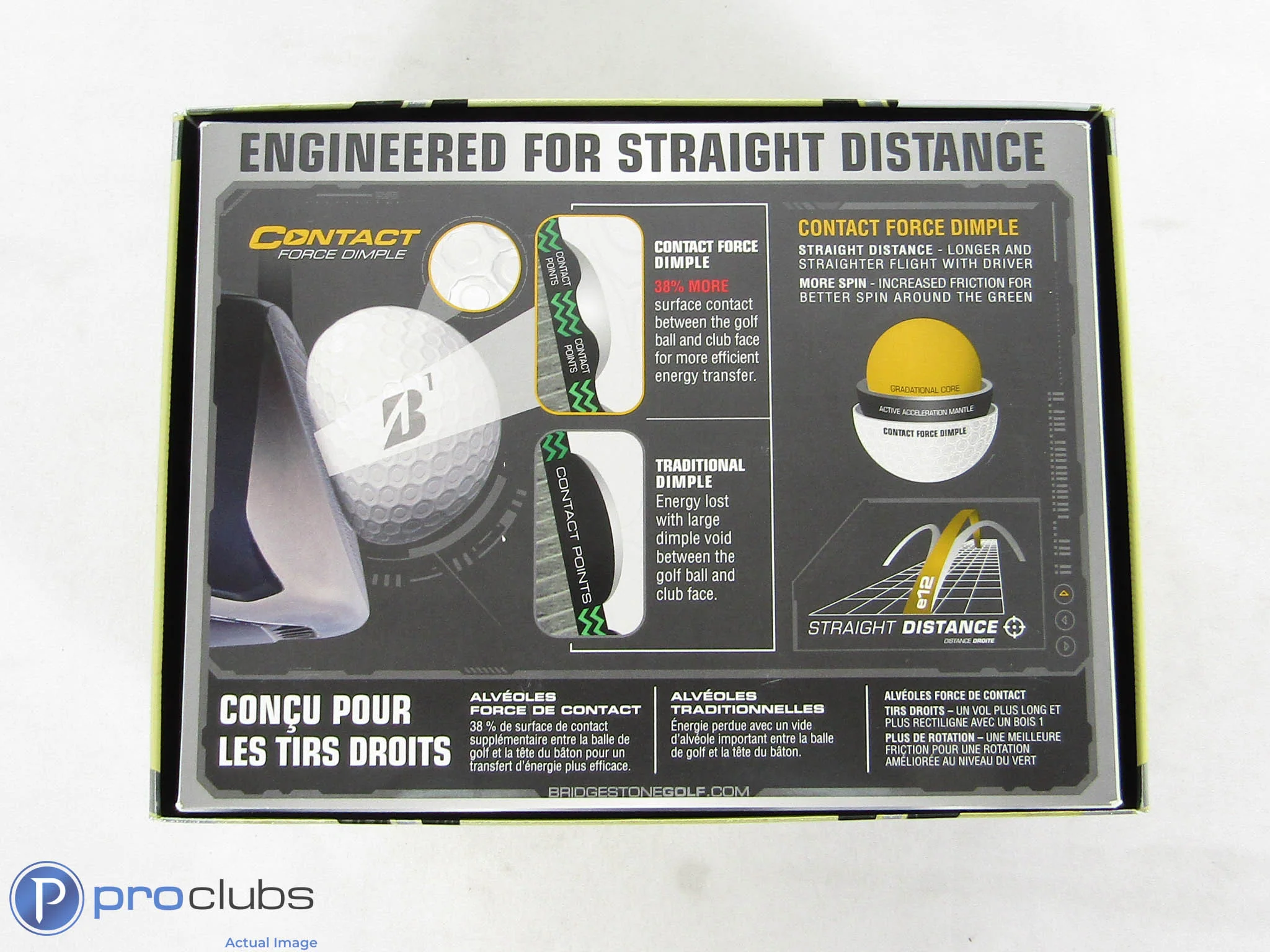 New! 2 Dozen Bridgestone e12 Contact Golf Balls (Matte Green) - 507546 - Image 3
