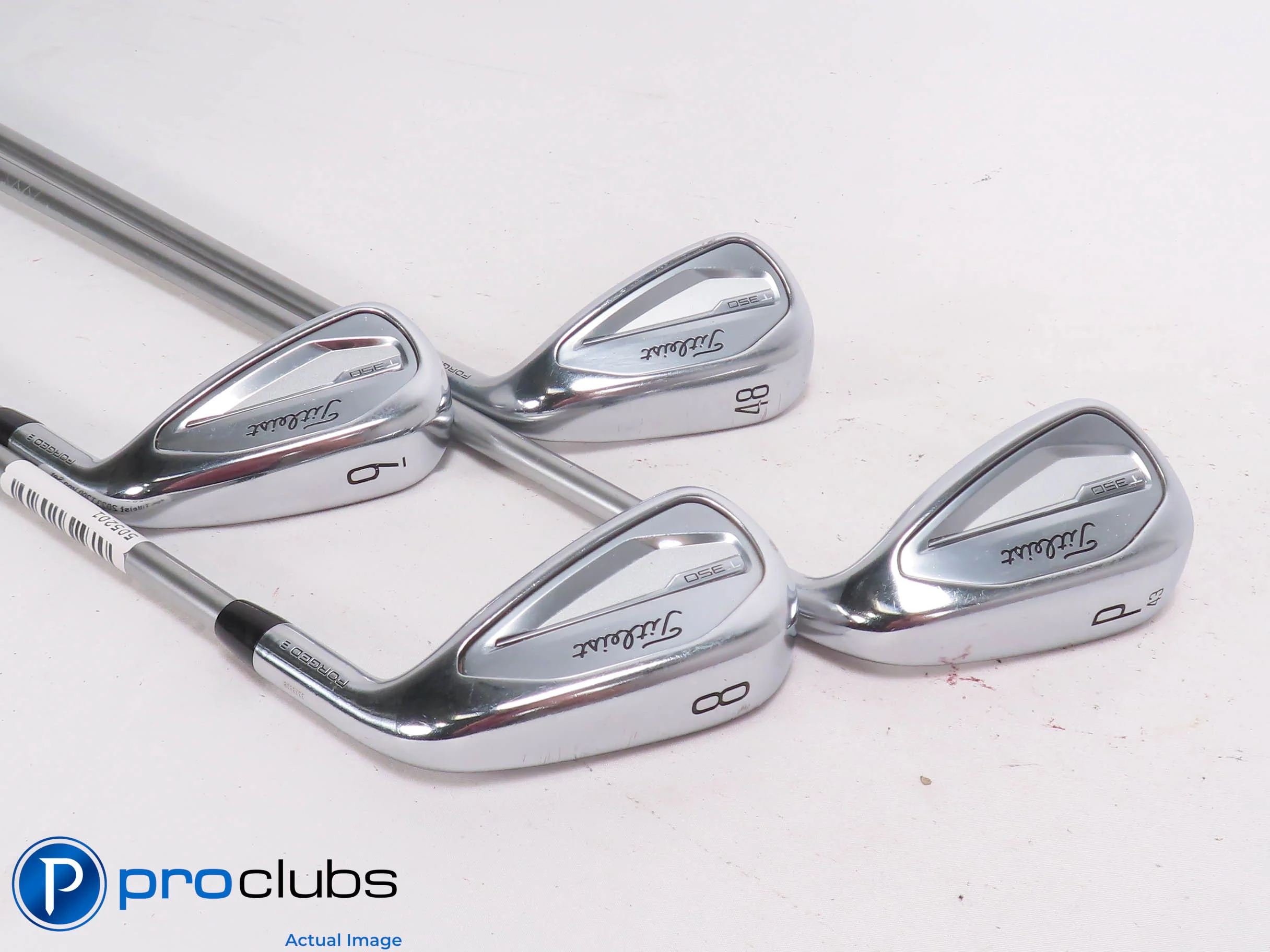 Nice Titleist '23 T350 8-PW,GW Iron Set Fubuki Senior Flex Graphite +1/2" 505201 - Image 2