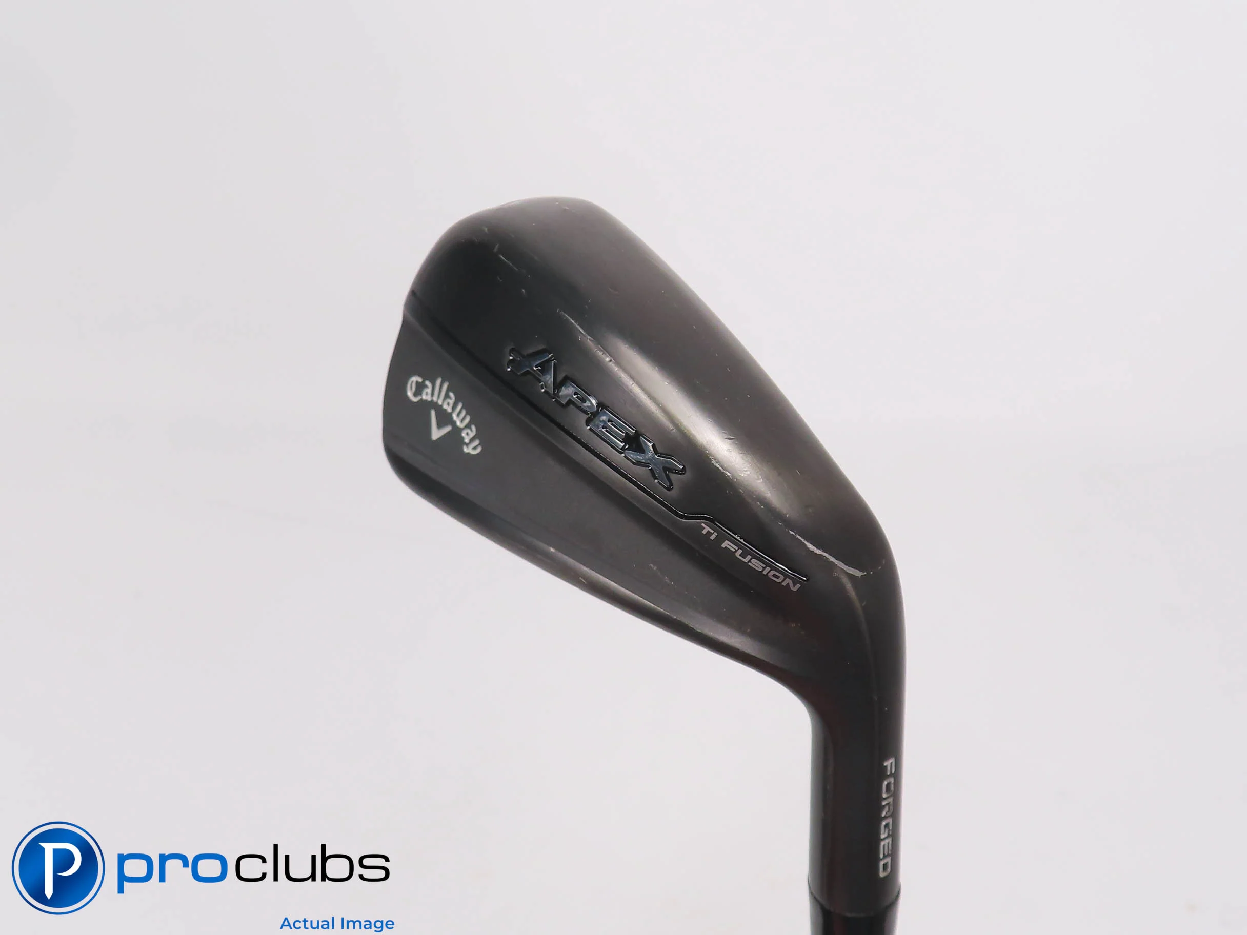 Nice! Callaway Apex Ti Fusion Black 7 Iron - MMT 80g Stiff Graphite - 503136