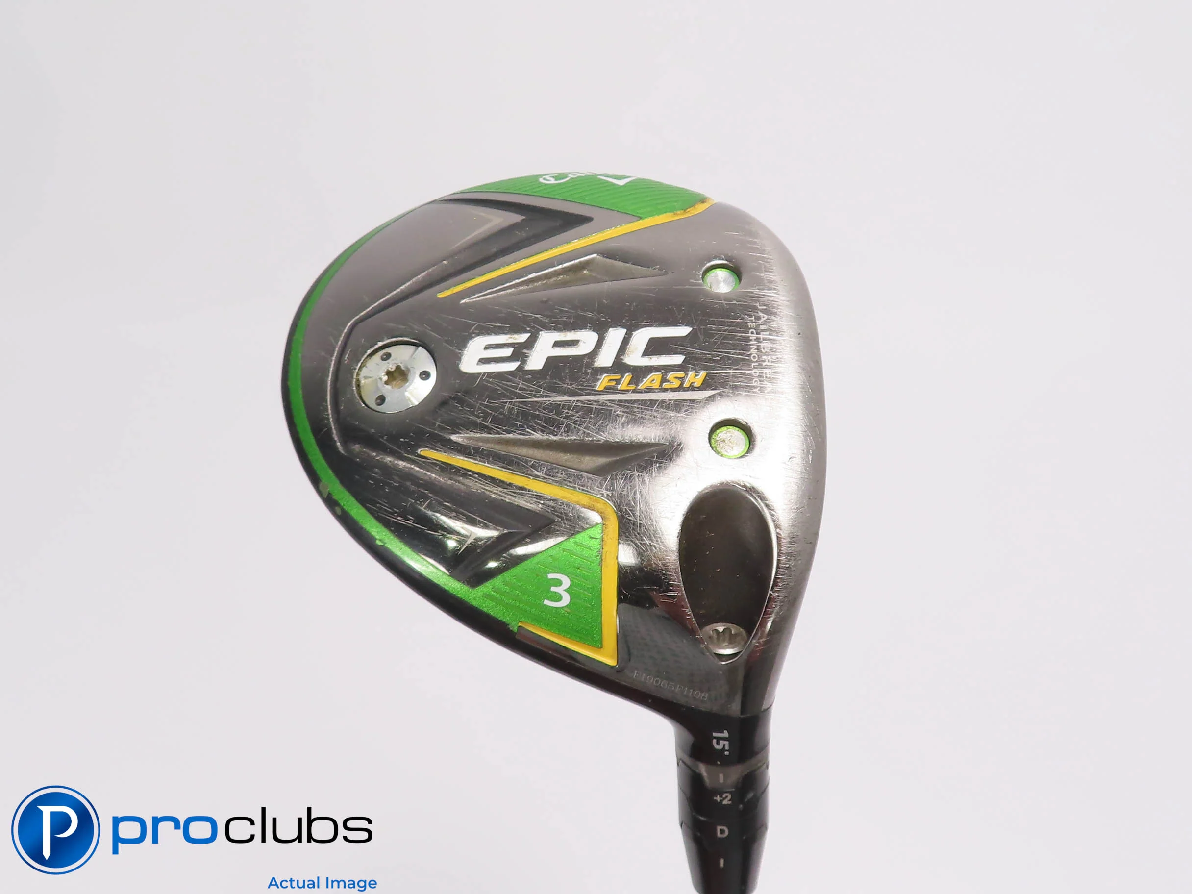 Callaway Epic Flash 15* 3 Wood - Stiff Flex Steel - 509633