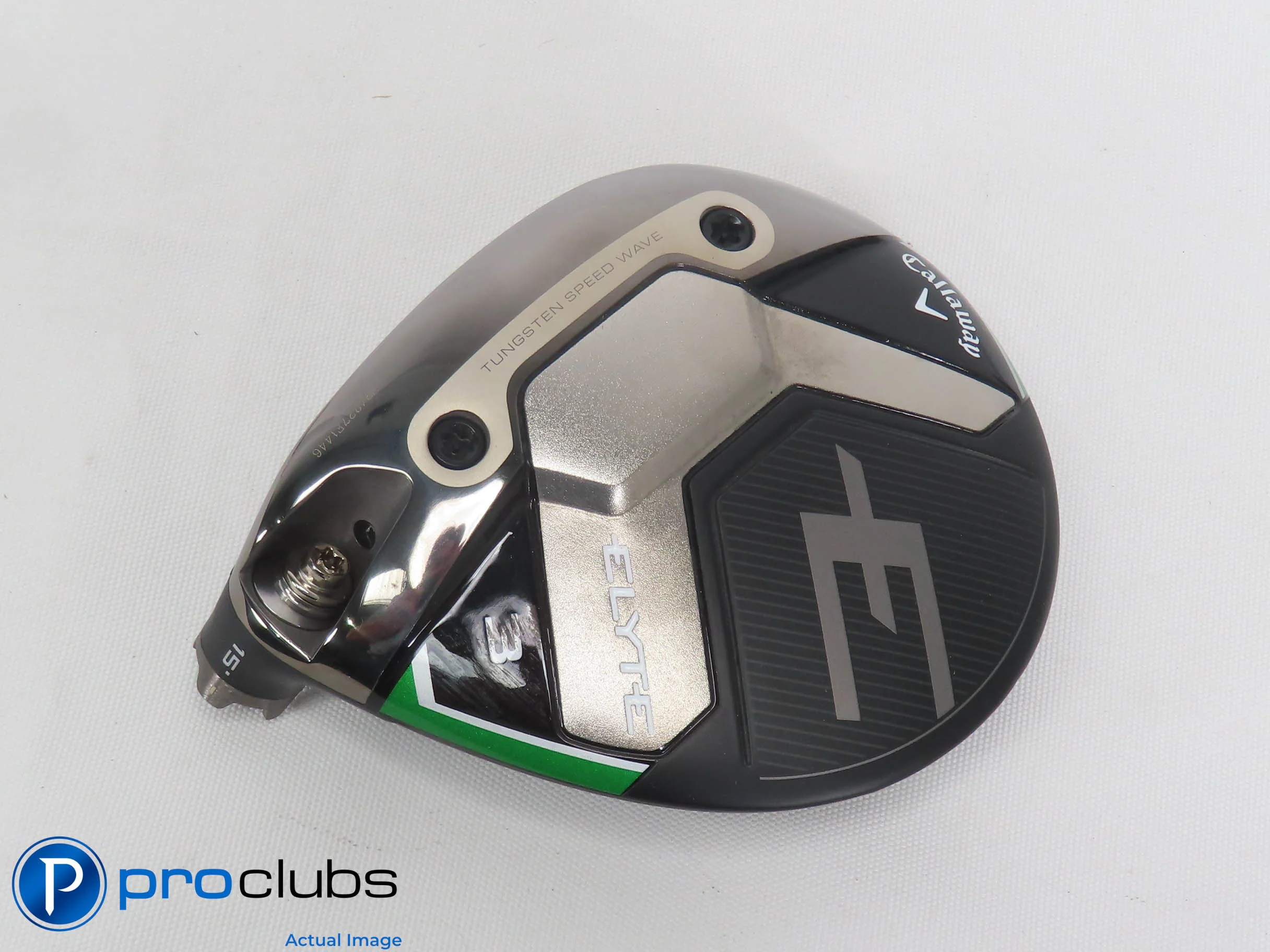 Left Handed Callaway ELYTE 15* 3 Wood - Head Only - L/H - 501280