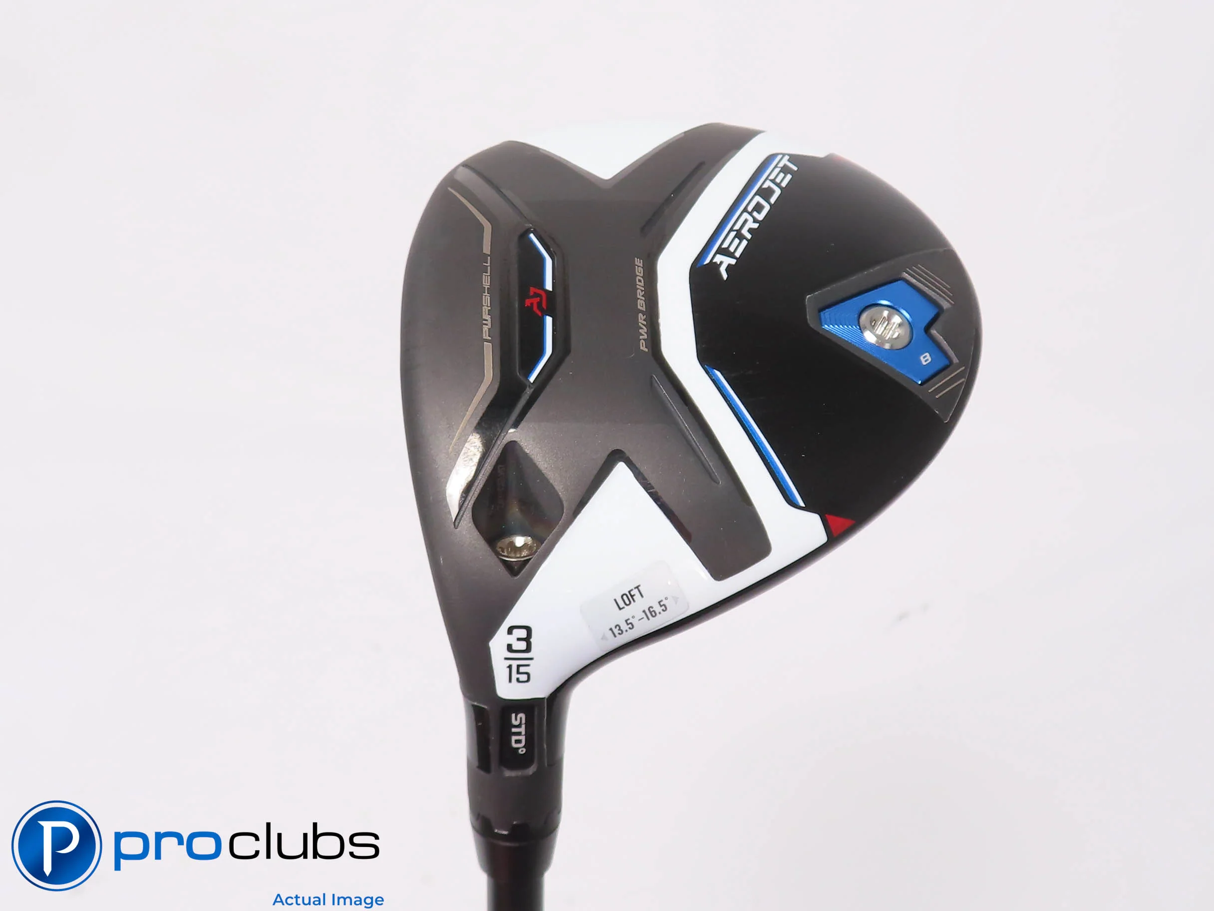 Left Handed Cobra AEROJET 15* 3 WOOD - Helium Black 5F4 Stiff Flex 452294