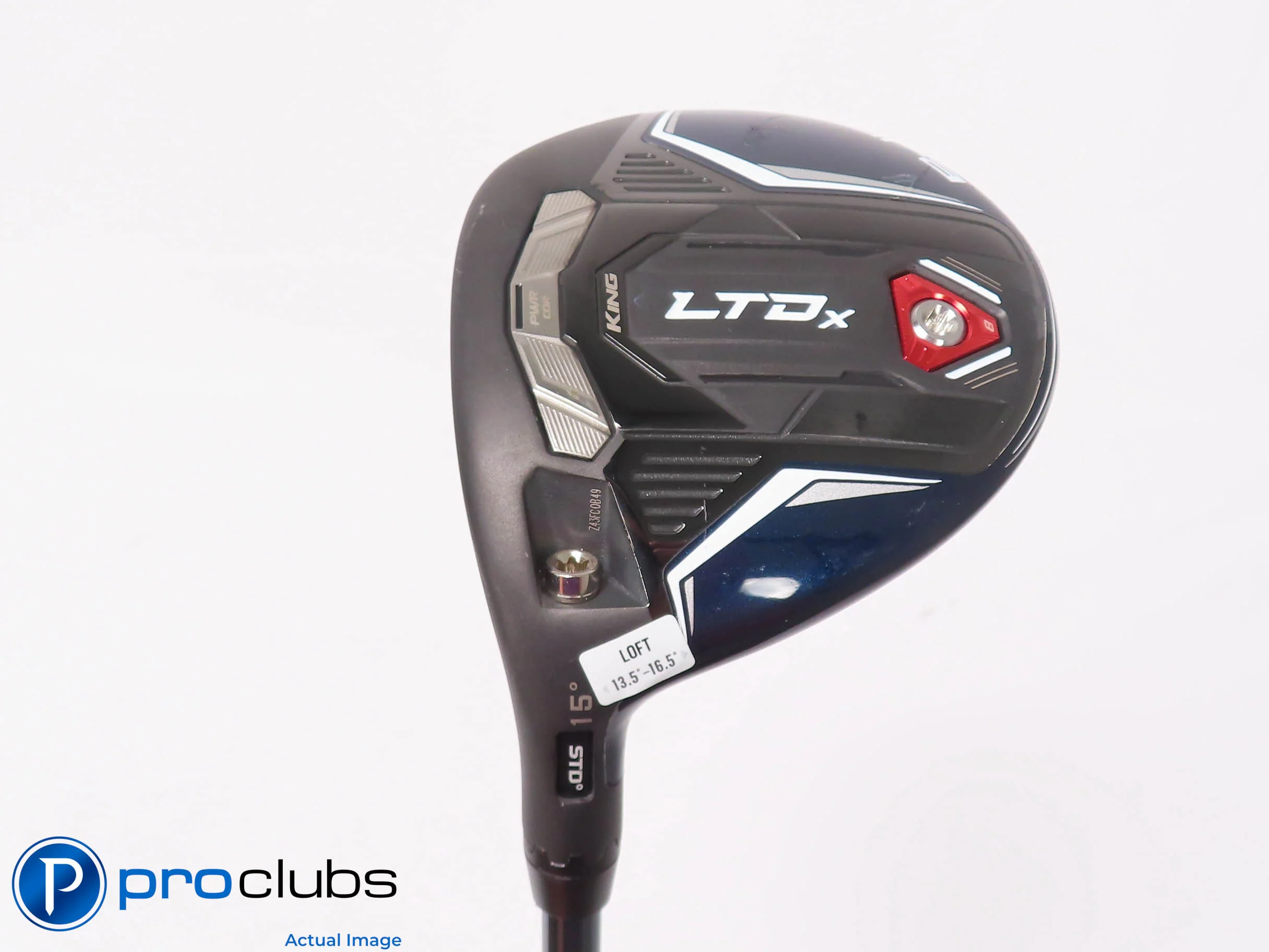 Left Handed Cobra LTDx 15* 3 WOOD Peacoat - LINQ Red M40X 5F2 Senior Flex 452256