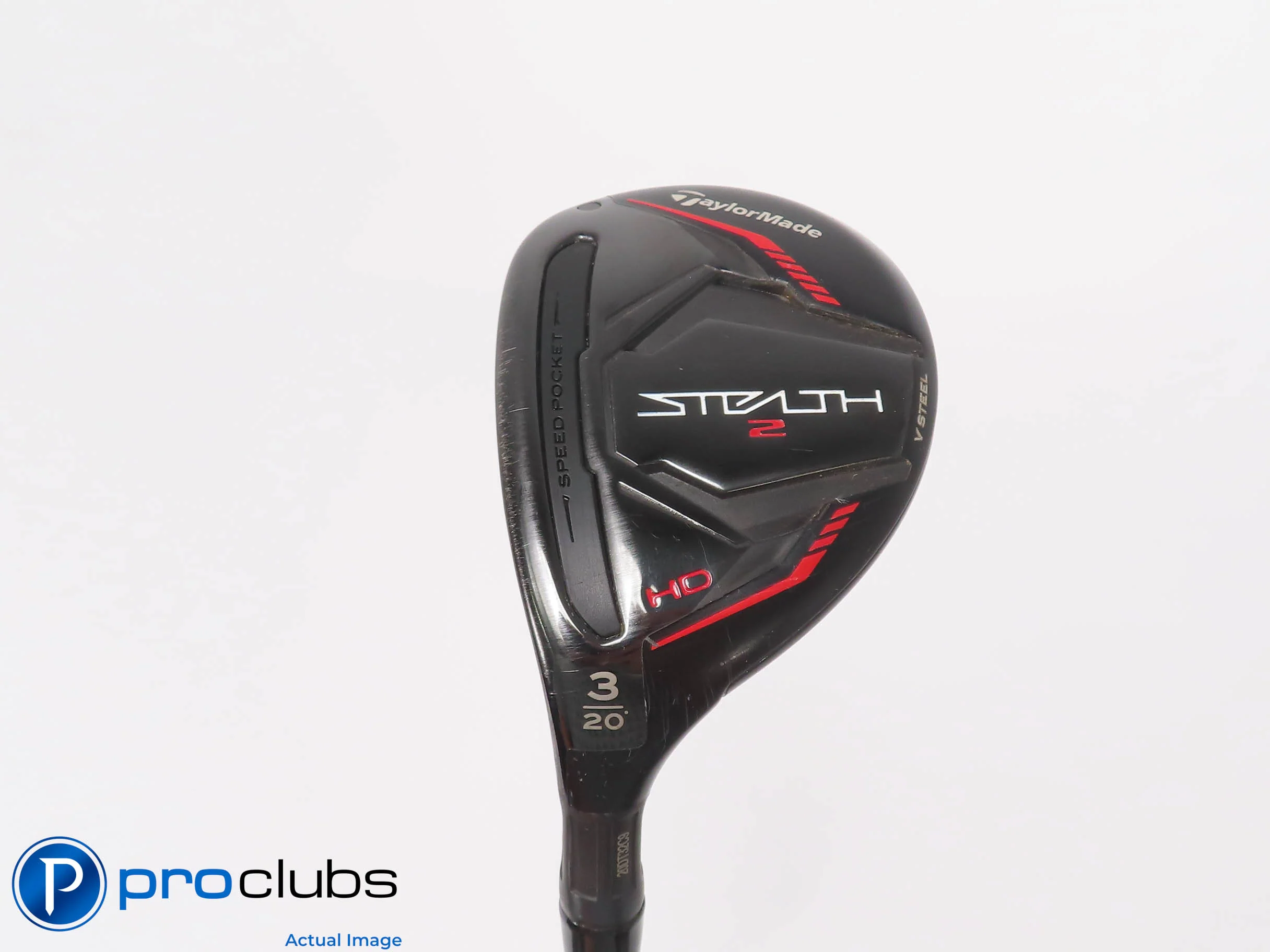 Left Handed TaylorMade STEALTH 2 HD 20* 3 HYBRID Fujikura 8S Stiff Flex 472113