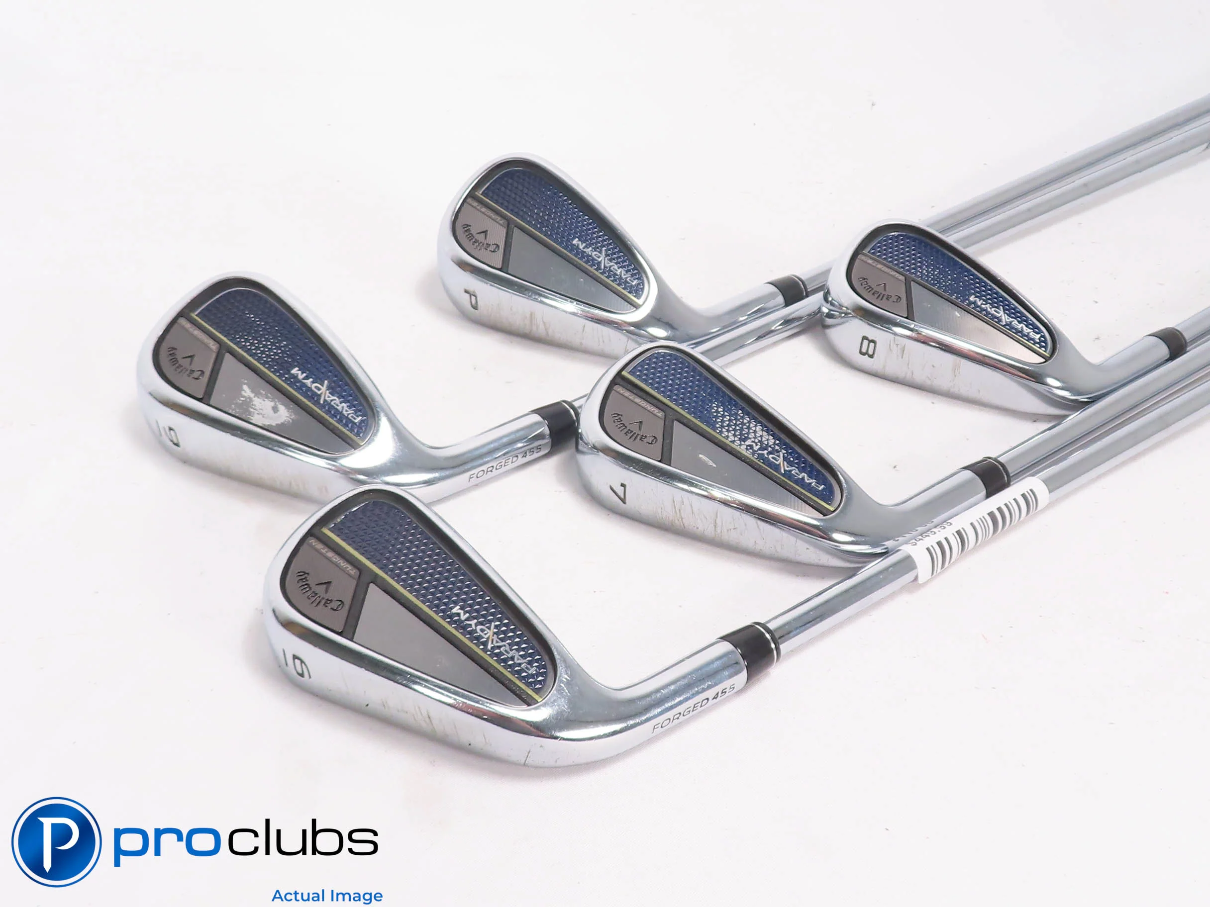 Left Handed Callaway PARADYM 6-PW Iron Set - Regular Flex Steel +1" 507480 - Image 2
