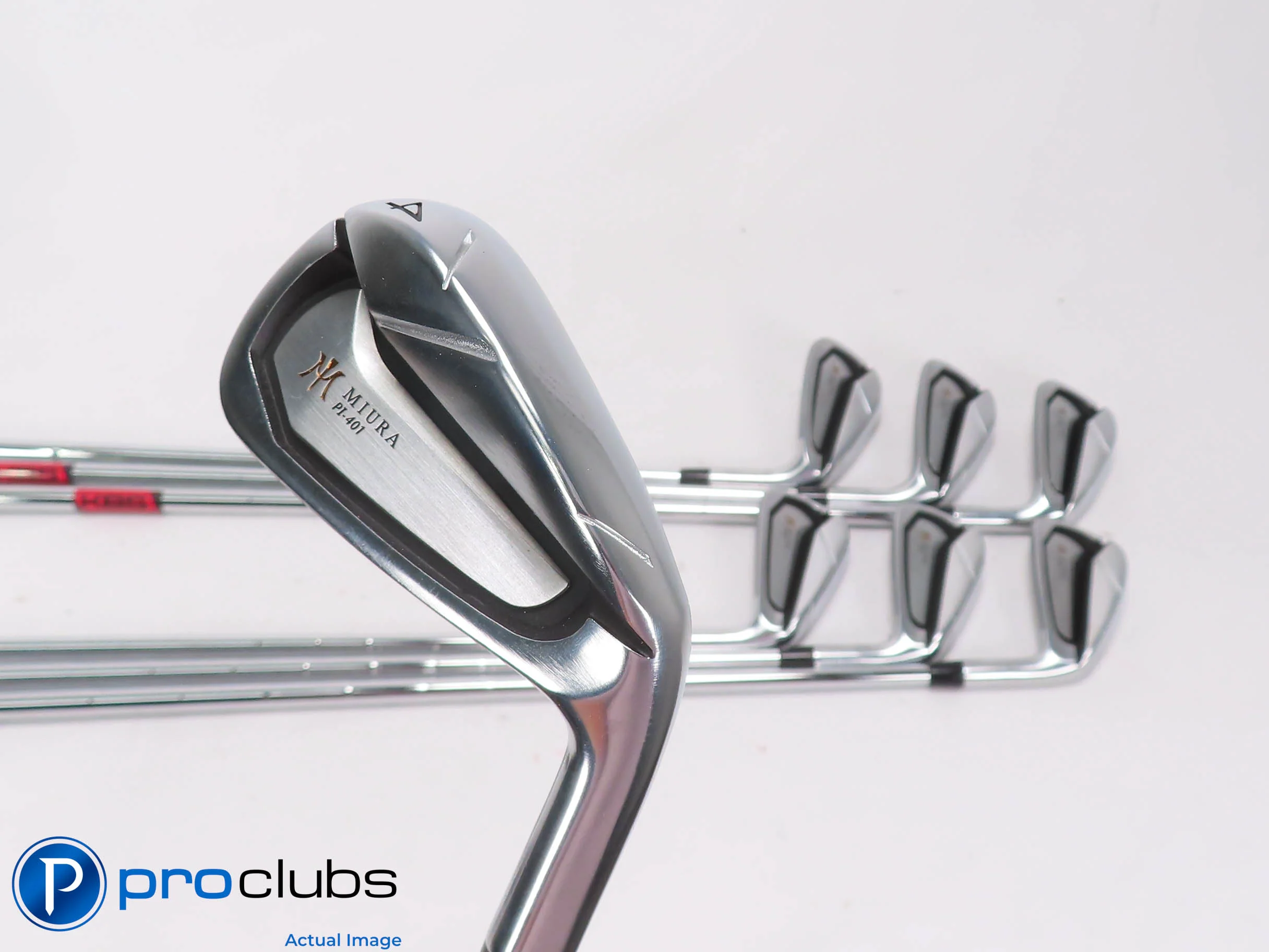 Mint Miura PI-401 4-PW Iron Set - KBS Tour 110 Regular Flex Steel 512967
