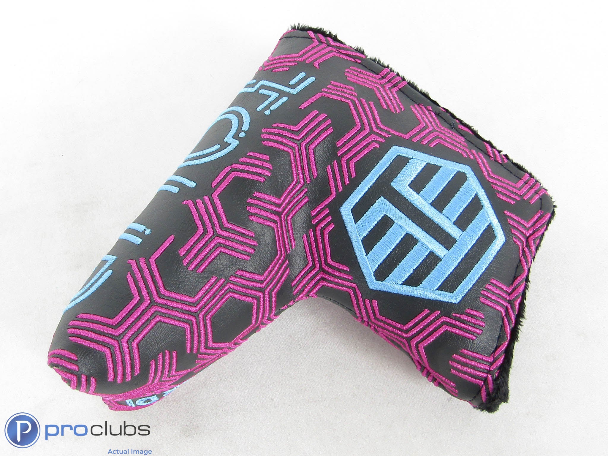 Rare! Bettinardi Tour Dept Geometry Black/Purple Blade Putter Headcover - 507699
