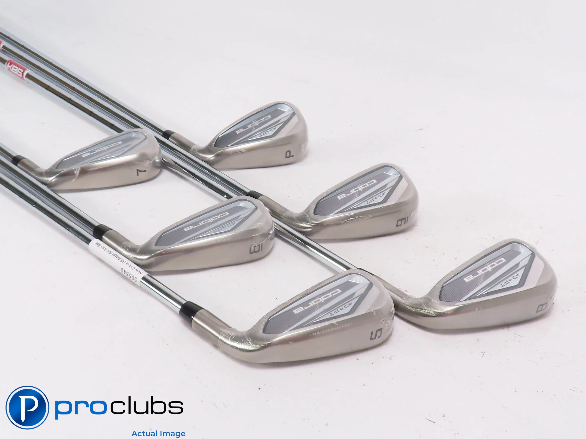 New Cobra DS-Adapt 5-PW Iron Set - KBS Tour Lite Stiff Flex Steel -3/4" 505540 - Image 2