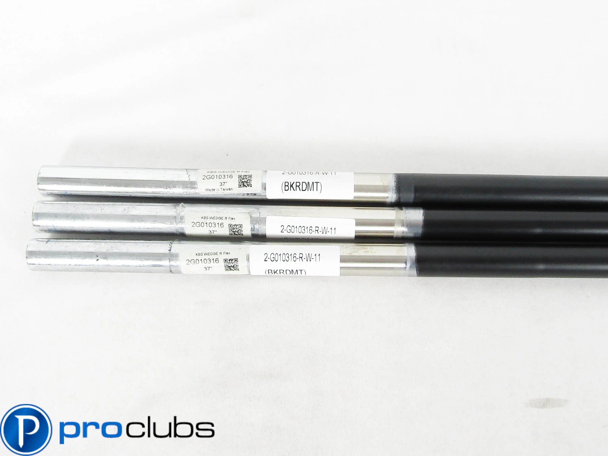 3pc NEW KBS TOUR CUSTOM SERIES (MATTE BLACK / RED) 110 REGULAR FLEX WEDGE SHAFTS - Image 2