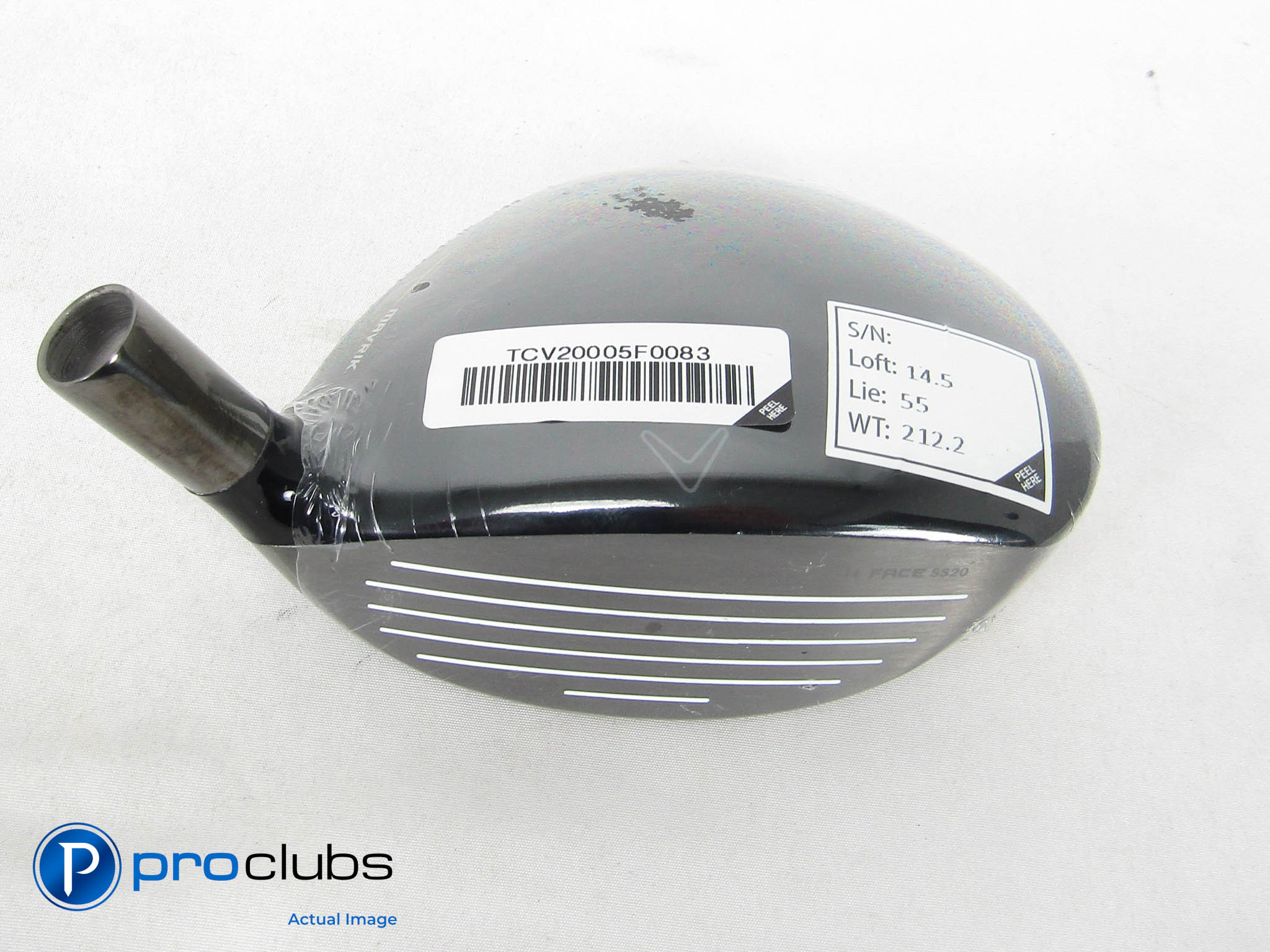 New! Tour Issue Callaway Mavrik Sub Zero -Left Hand 15° 3 Wood Head Only- 470106 - Image 2