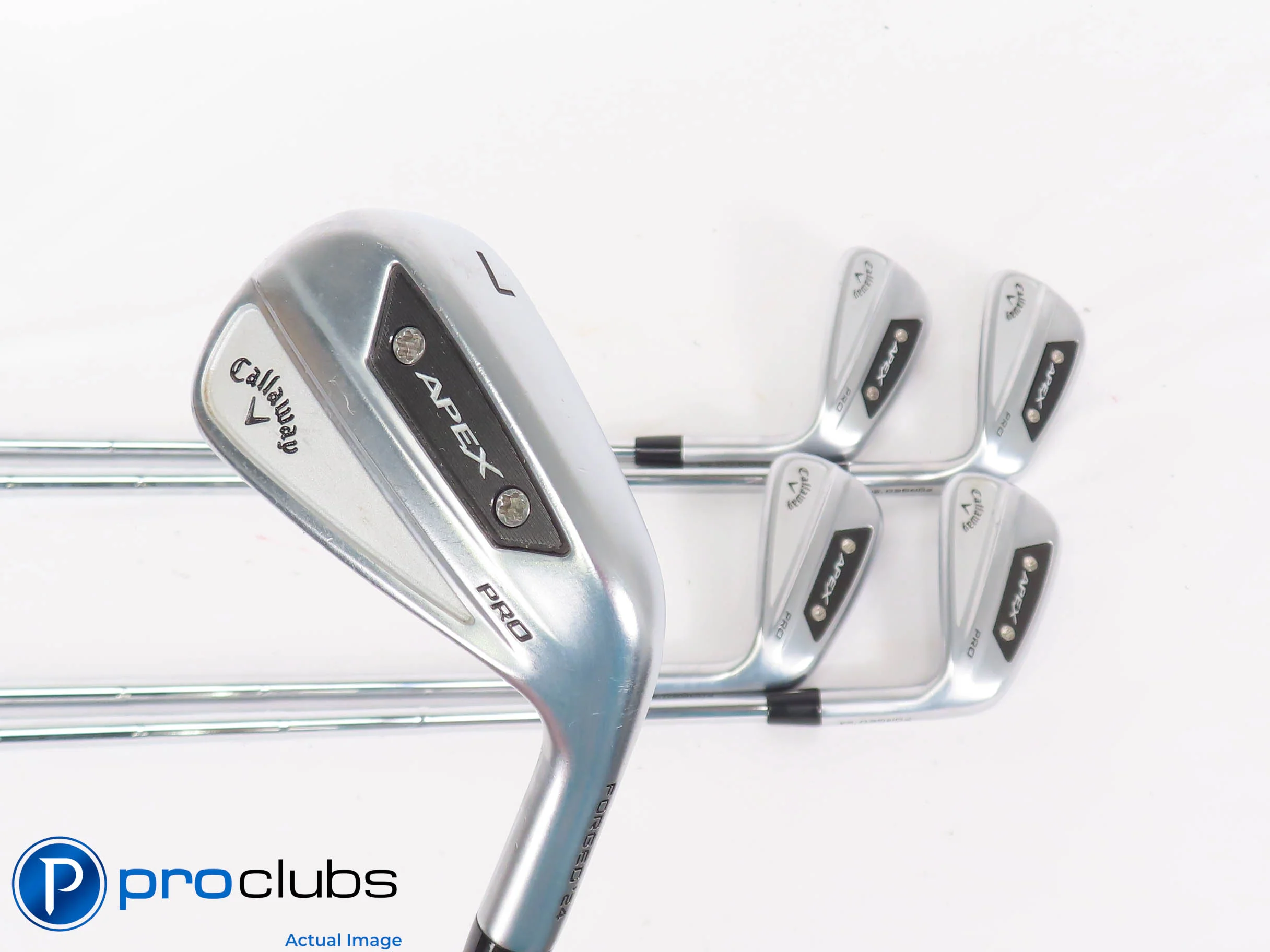Nice Callaway '24 APEX PRO 7-PW,AW IRON SET - DG MID 115 Stiff Flex Steel 446702