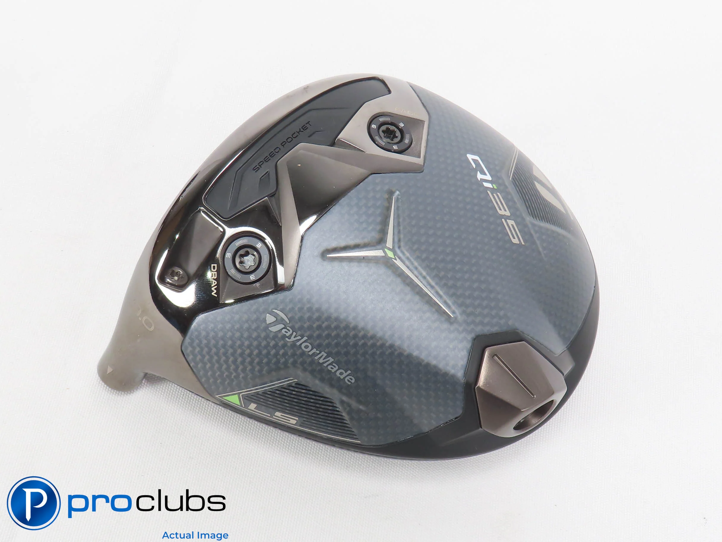 Nice Left Handed TaylorMade Qi35 LS 9* Driver HEAD ONLY 471763