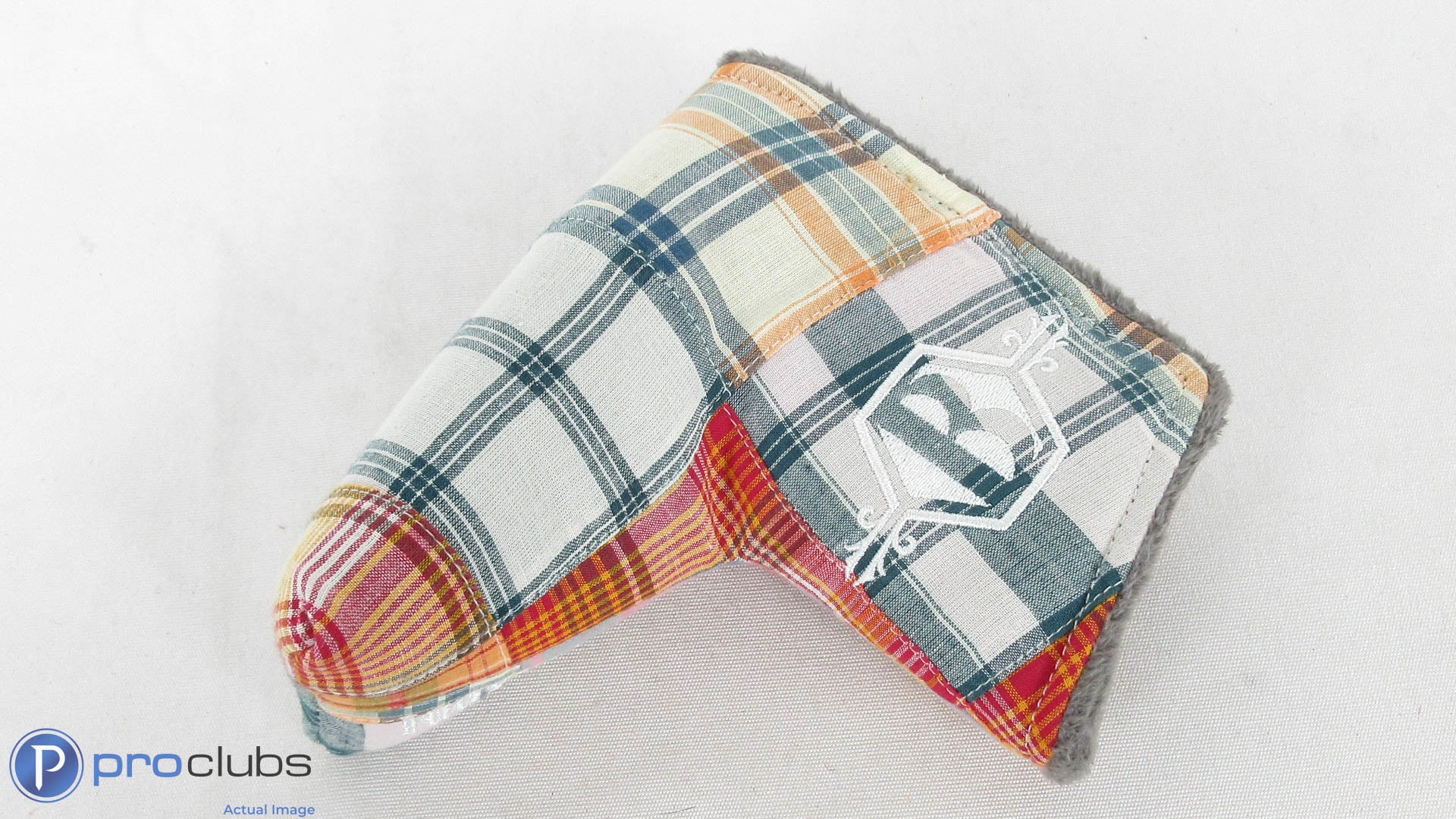 Rare! Bettinardi Orange Patch Madras Blade Headcover - 400445 - Image 2