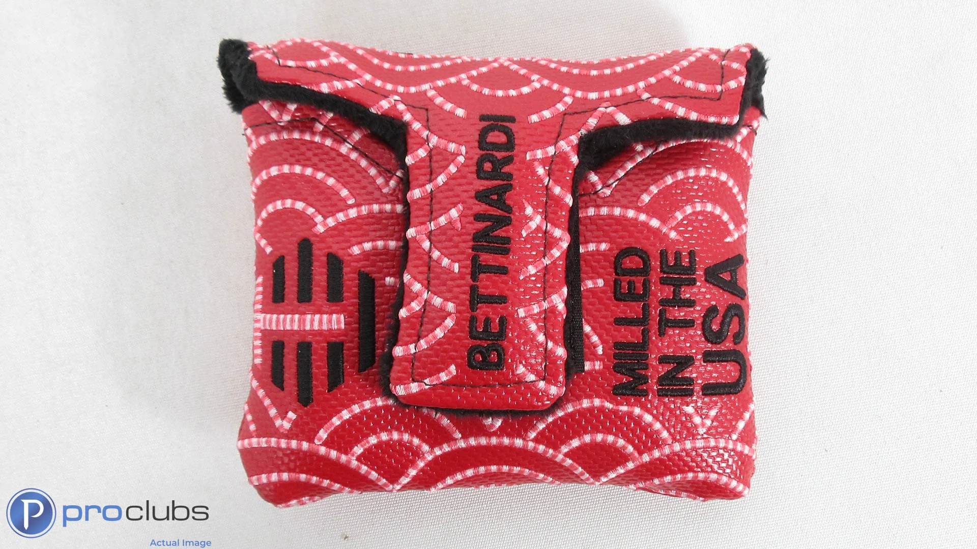 Rare! Bettinardi Red Carbon Fiber Wizard T-Hive Mallet Headcover - 400861 - Image 2