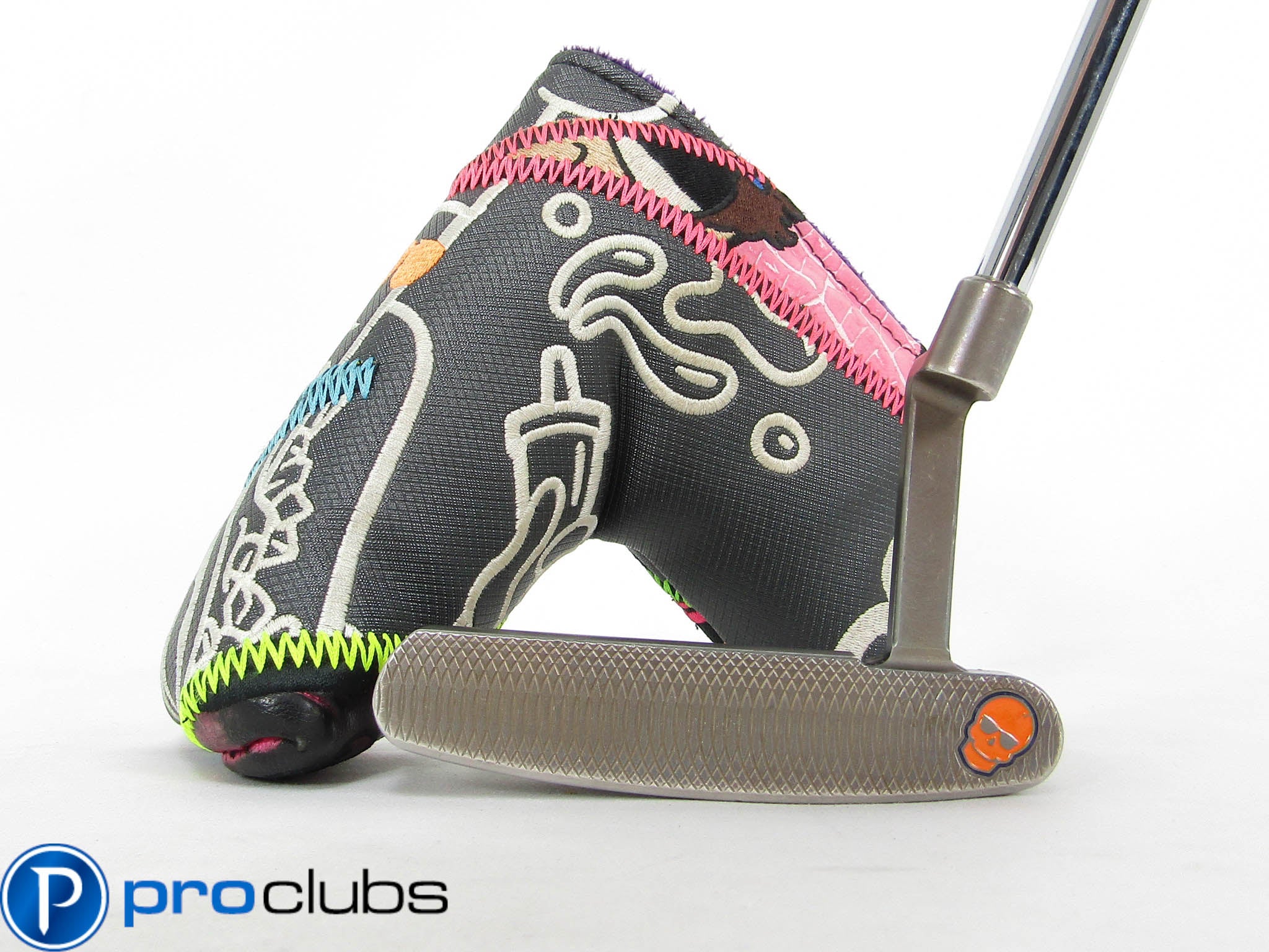 SWAG GOLF HANDSOME ONE DGAP TOUR CONCIERGE PUTTER w/ PATCHWORK HEADCOVER - Image 2