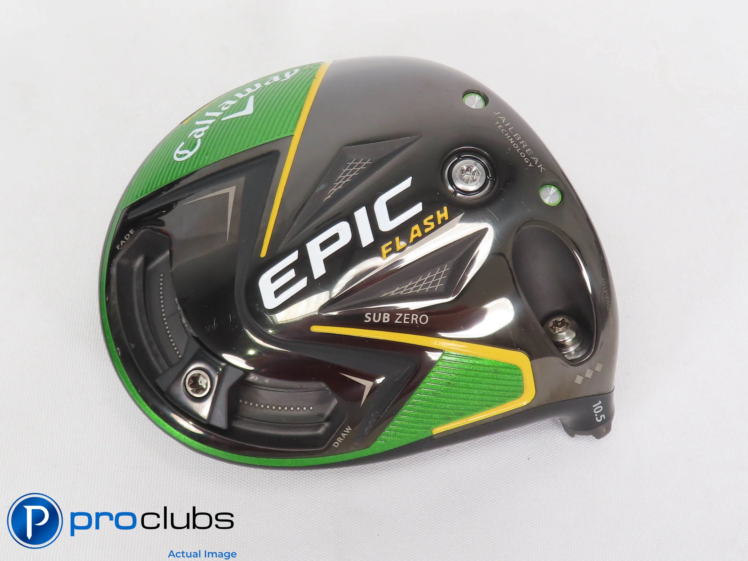 Tour Issue Callaway Epic Flash SUB ZERO Triple Diamond 10.5* Driver Head 513298